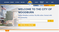 Desktop Screenshot of cityofwoodburn.org