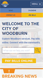 Mobile Screenshot of cityofwoodburn.org